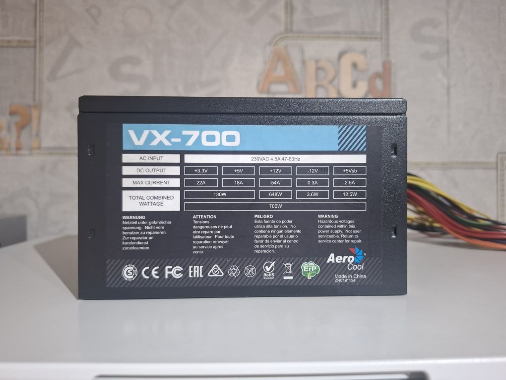 Блок питания AeroCool VX 700W