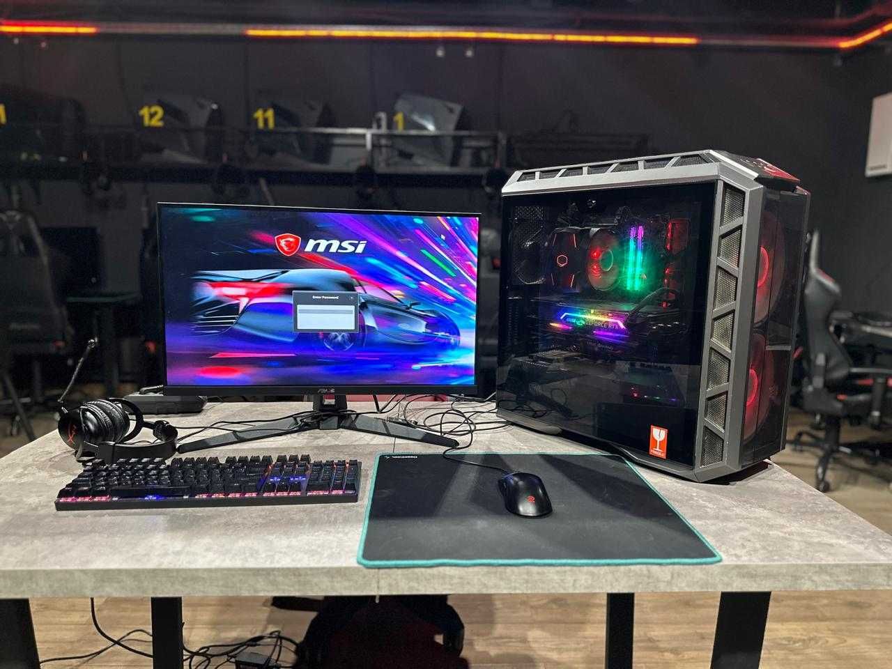 Продам игровой компьютер с монитором 165 гц, core I7-8700K, RTX 2070