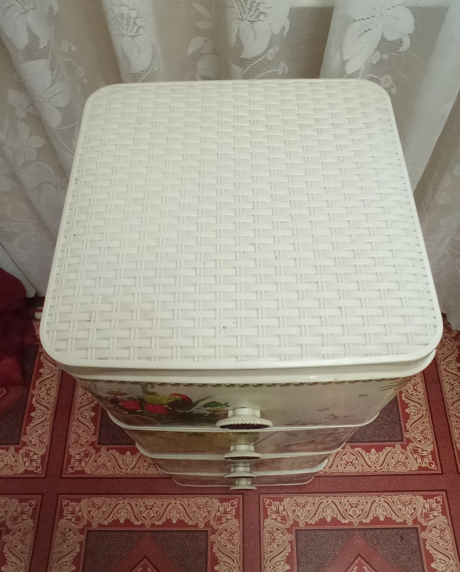 Пластиковый комод 4х-секционный