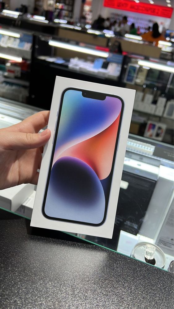 Новый! iPhone 14  128/512GB/ Новый! Каспи Kredit QR! Jusan JMart