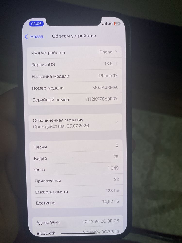 Айфон 12 новый 128 г