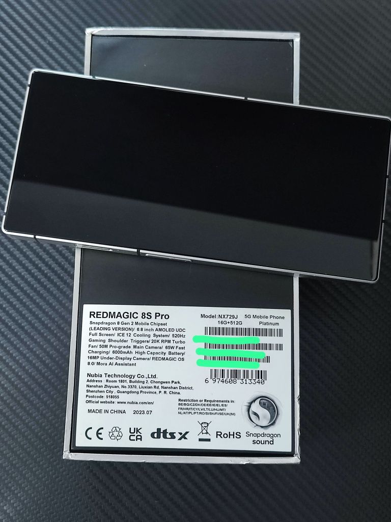 Redmagic 8s pro 16/512