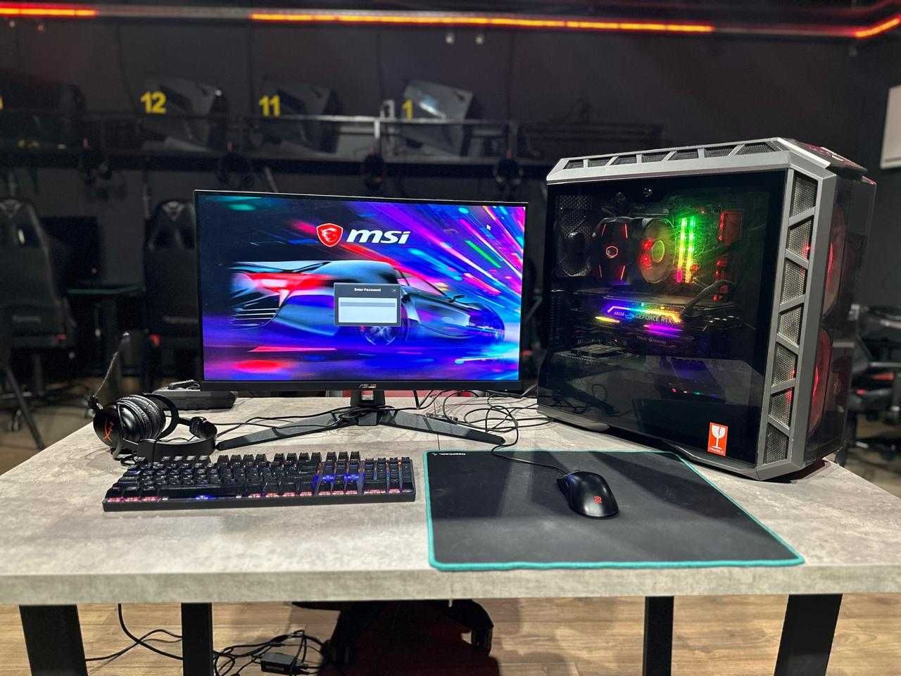 Продам игровой компьютер с монитором 165 гц, core I7-8700K, RTX 2070