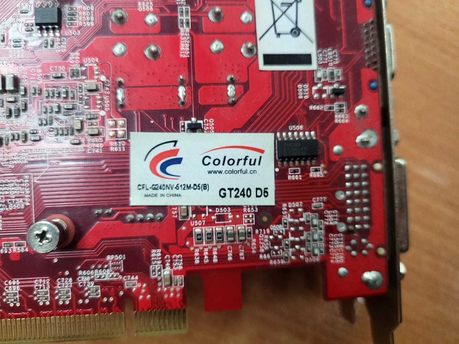 Видеокарта Colorful CFL-G240NV-512M-D5(B)