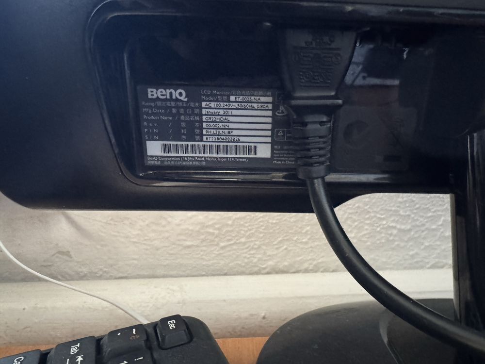 Монитор Benq состояние хорошее