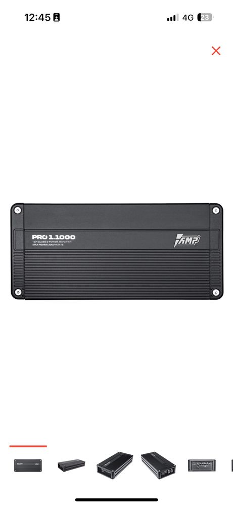 AMP Pro 1.1000 1 канальный усилитель