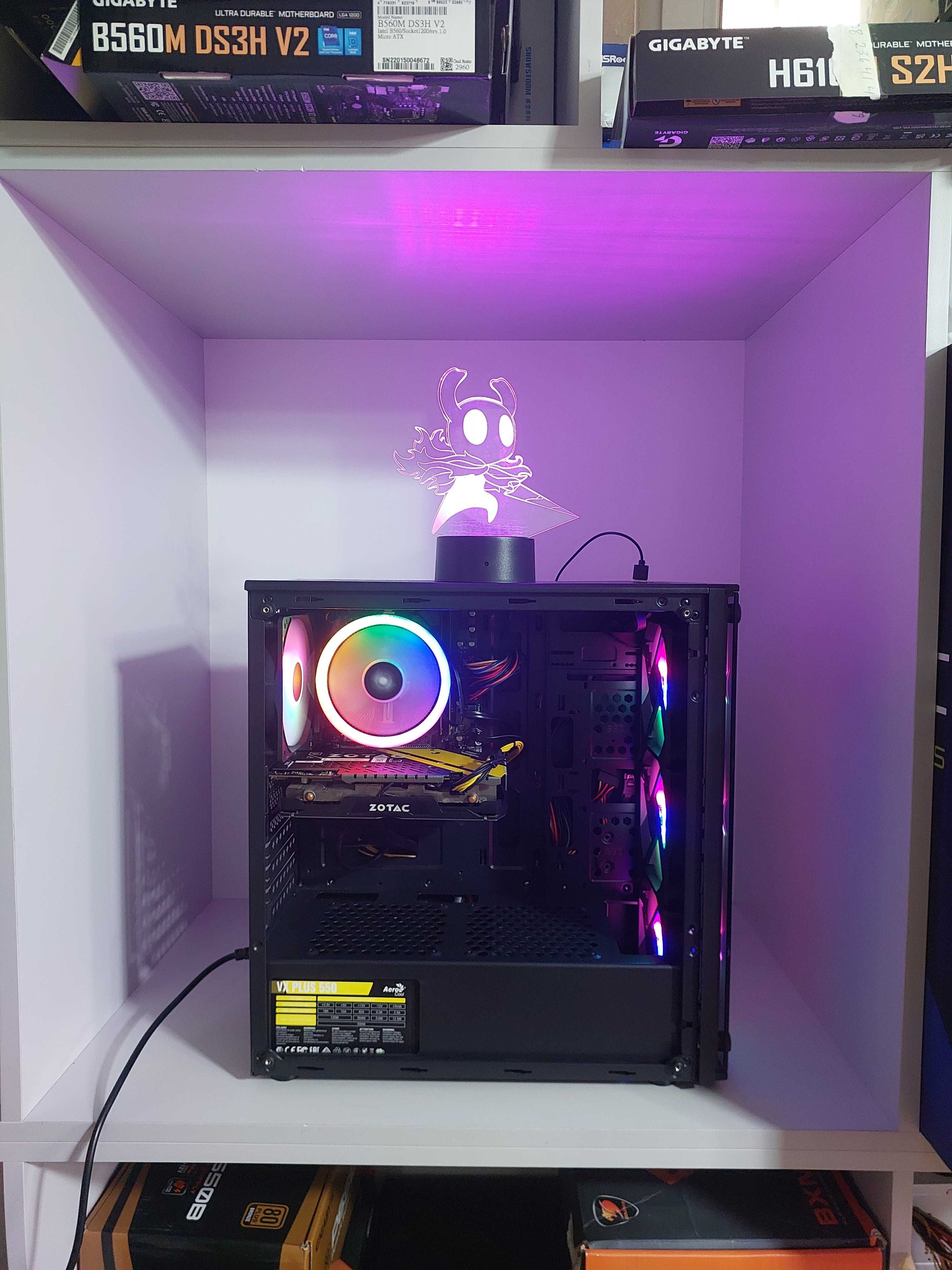 Мощный игровой компьютер Intel I3-10100f, GTX 1060 6Gb