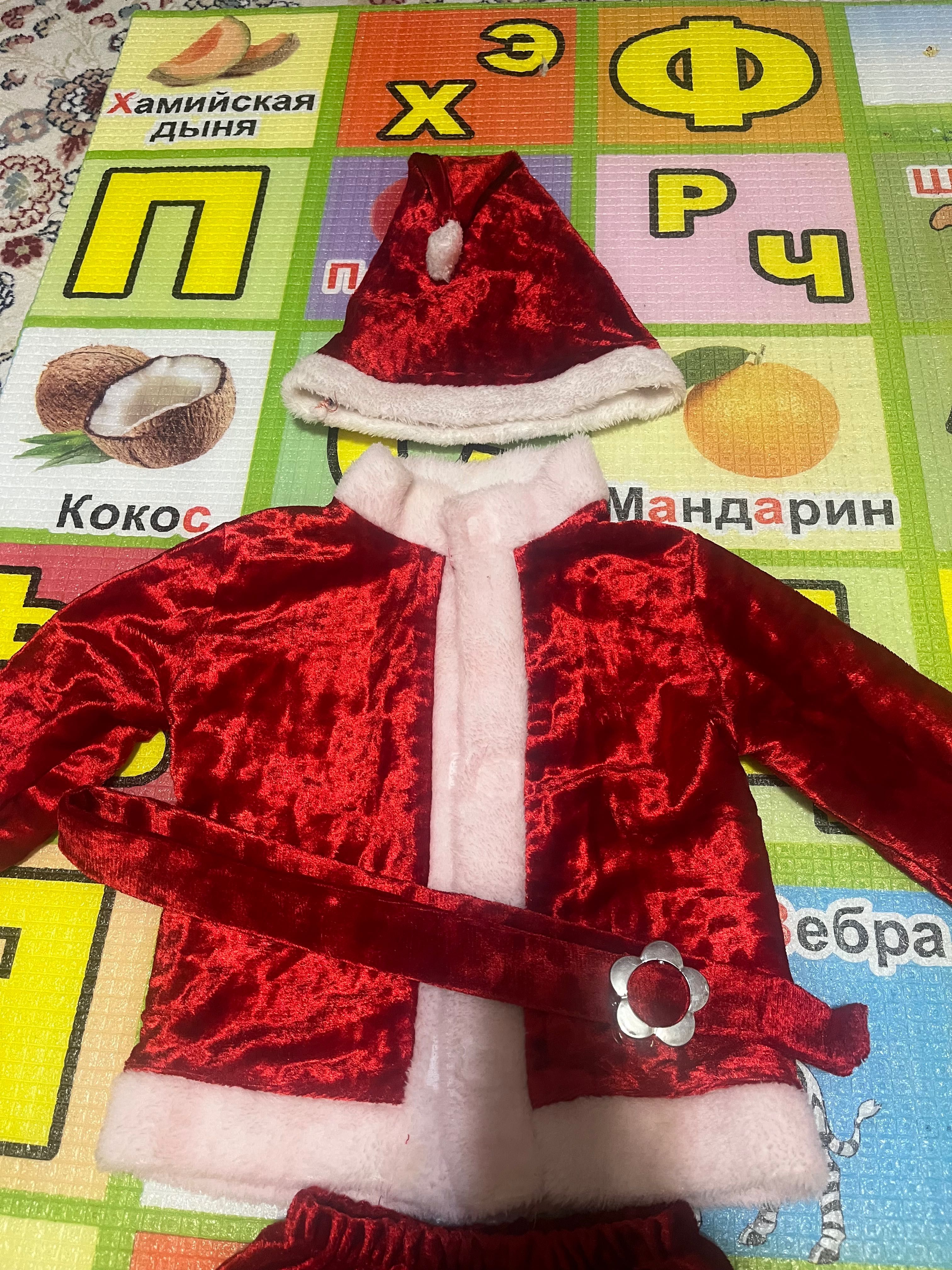 Новогодний костюм гномика и деда мороза