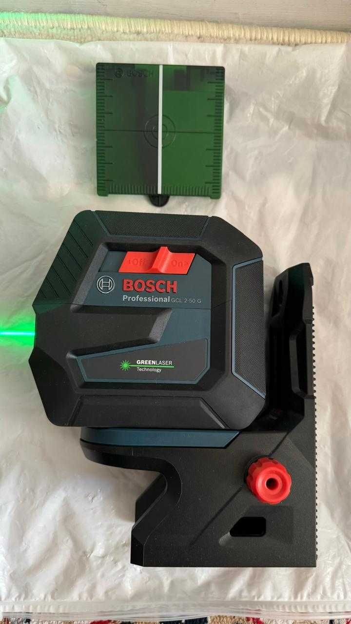 Срочно продается лазерный уровень Bosch GCL 2-50 G 50м, зеленый луч