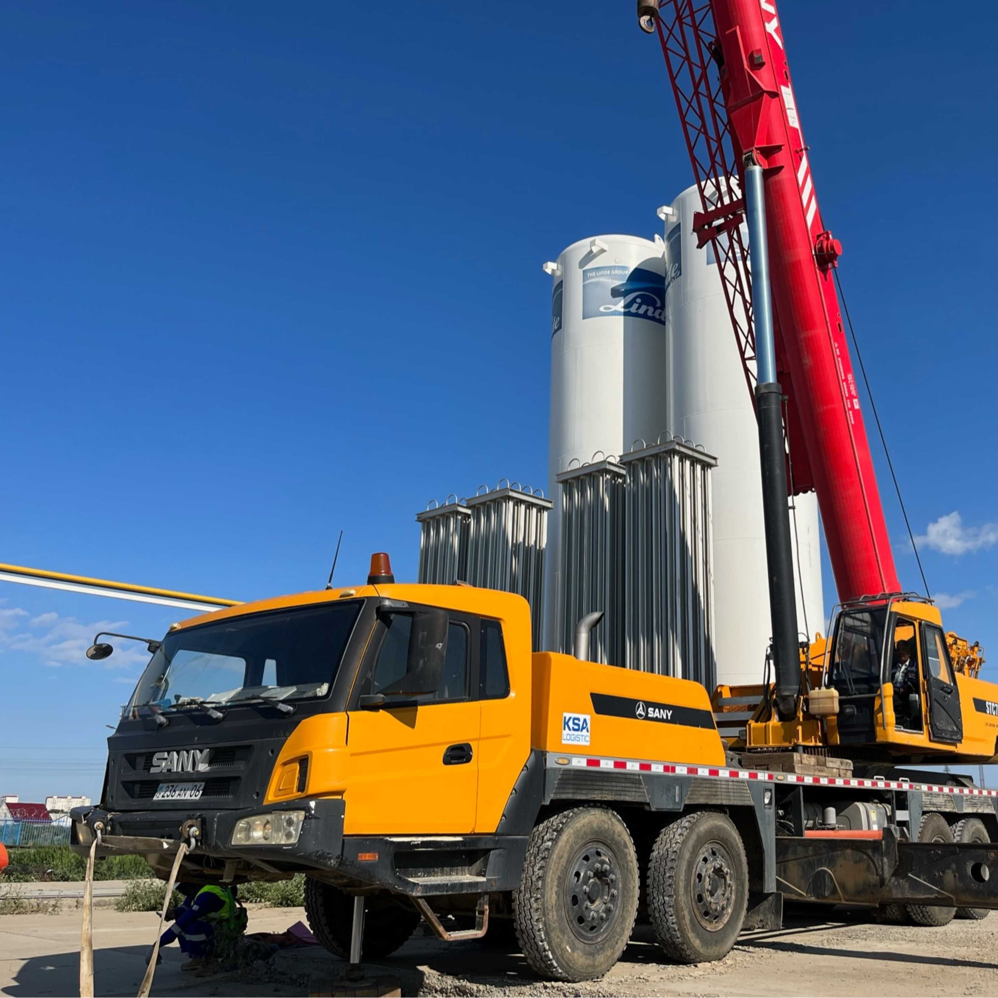 Услуги, аренда, заказ Автокрана XCMG и Sany 25 тонн в Атырау.
