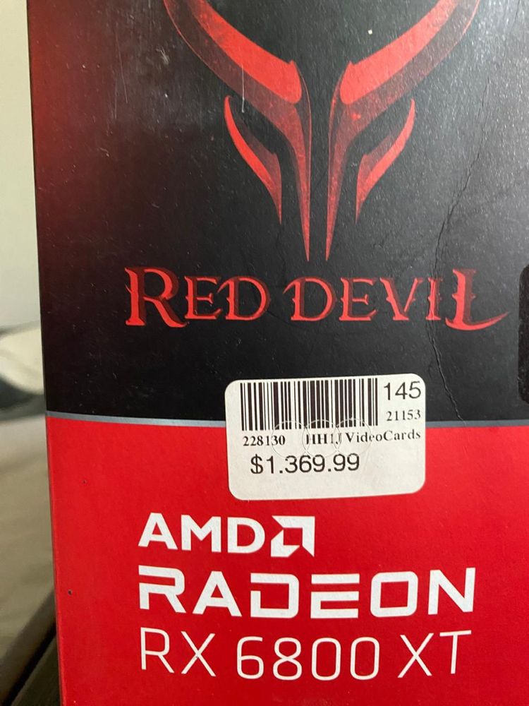 Видеокарта PowerColor AMD Radeon RX 6800 XT Red Devil