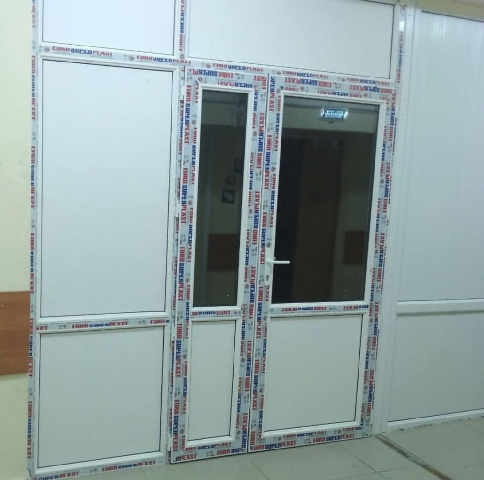 Витражи тамбуры перегородки