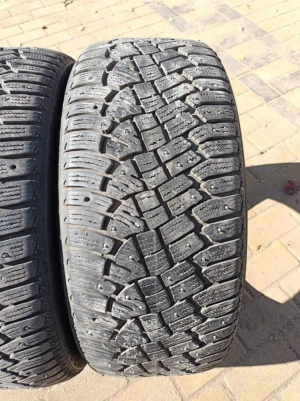 Шины 225/50 R17 - "Continental IceContact 2" (Россия), шипованные.
