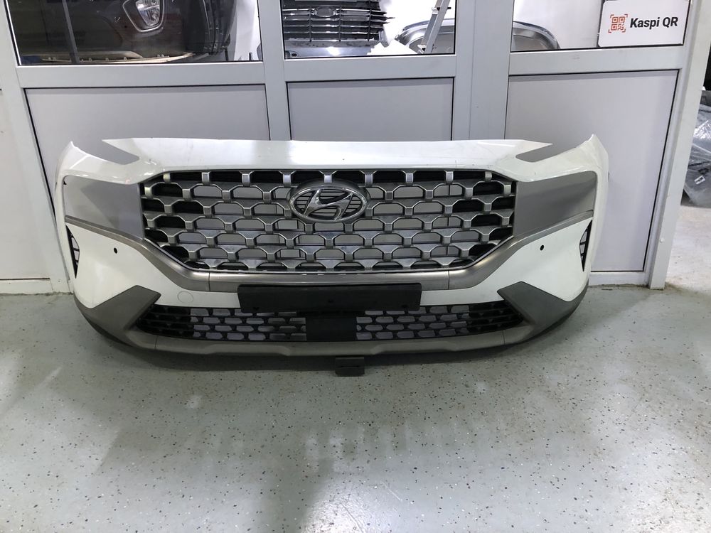 Hyundai santafe передний бампер хюндай хундай хюндаи сантафе бампер