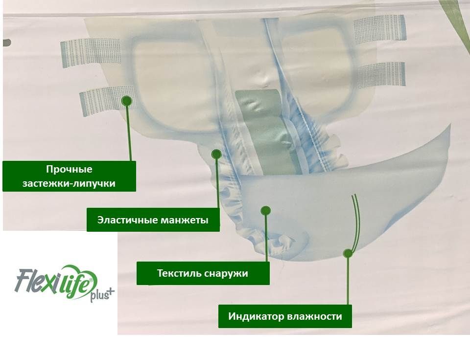 Подгузники для взрослых Flexi life