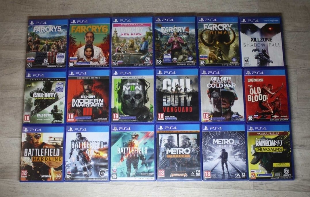 Игры на Ps 4 и пс 5