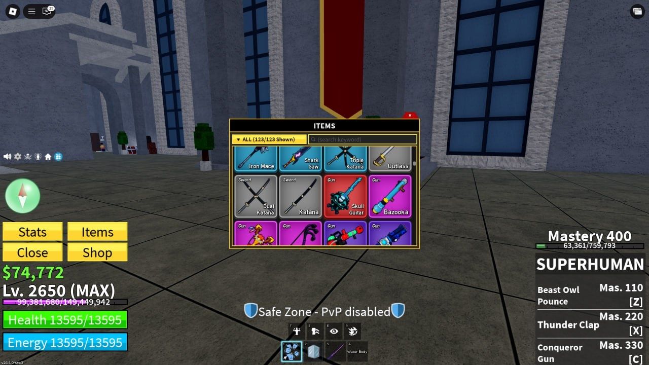 Аккаунт блокс фрут blox fruit