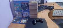 playstation 4 pro + джойстик и 8 дисков без торга
