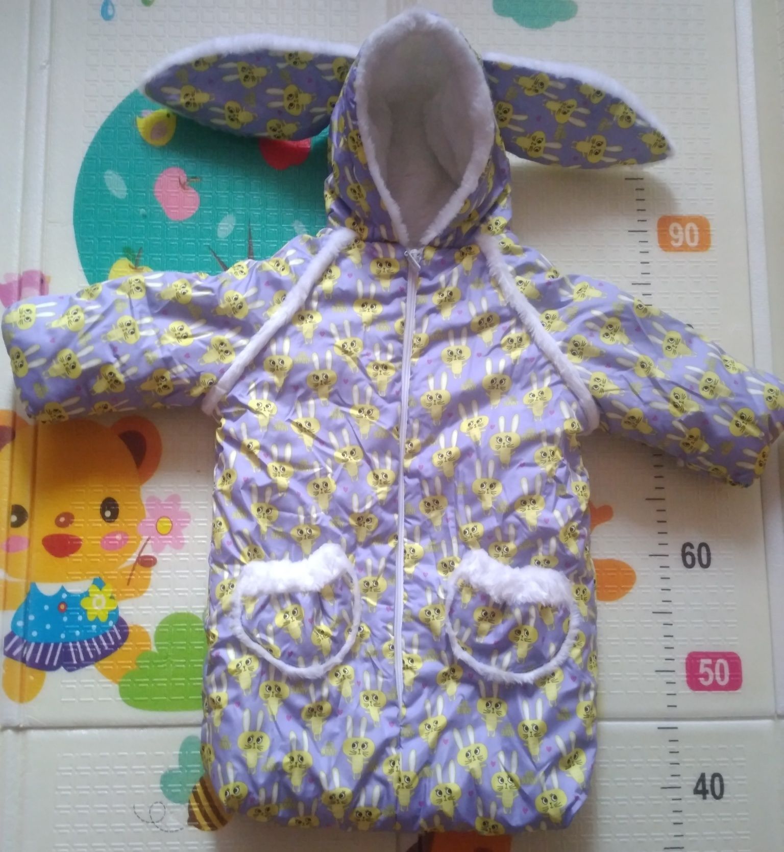Конверт для новорождённого зимний.
