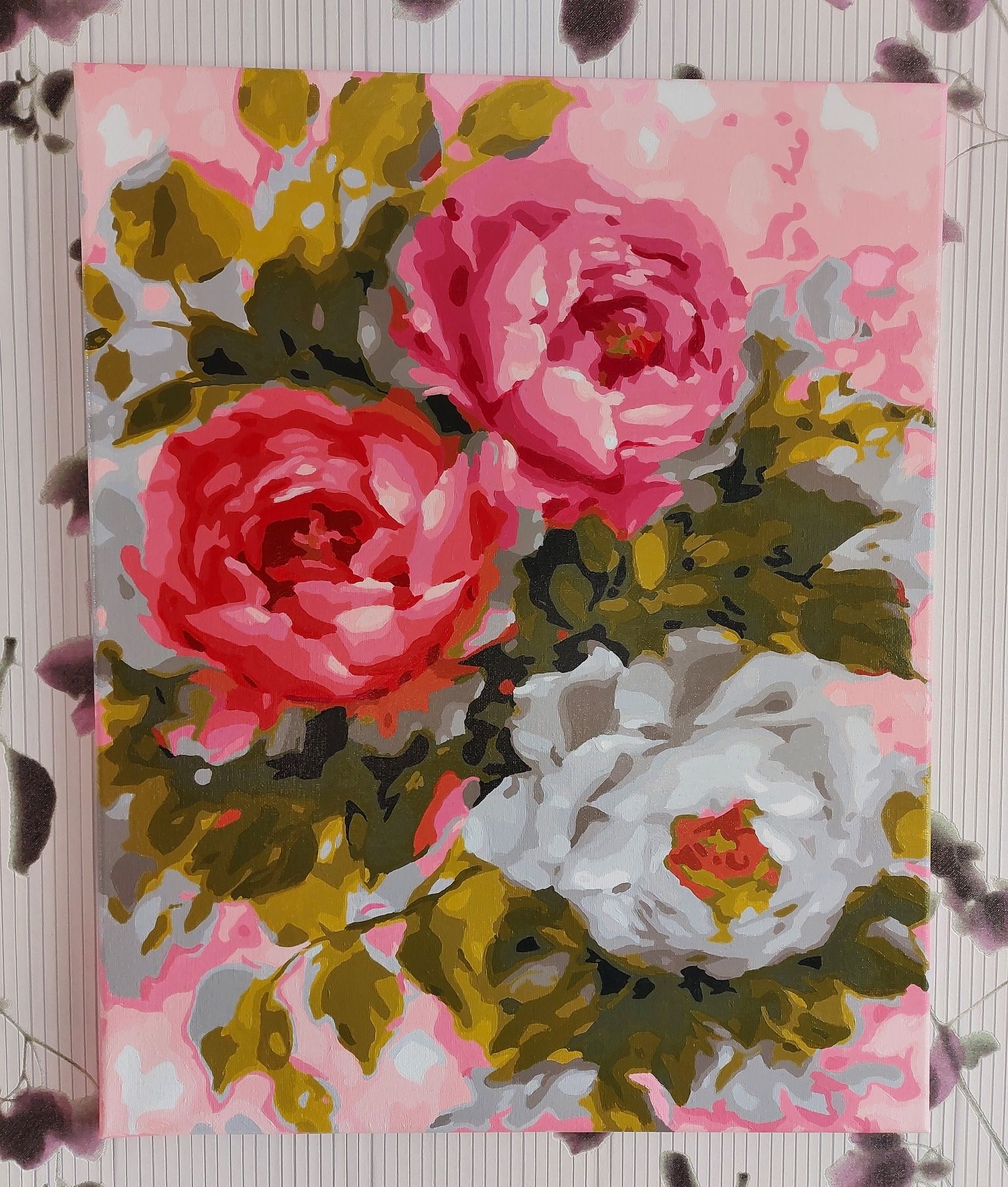 Картина ручной работы. Живопись акрилом на холсте. 40×50 см.