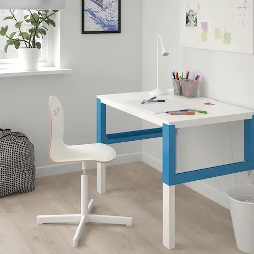 Стул белый от  IKEA , детский, подростковый