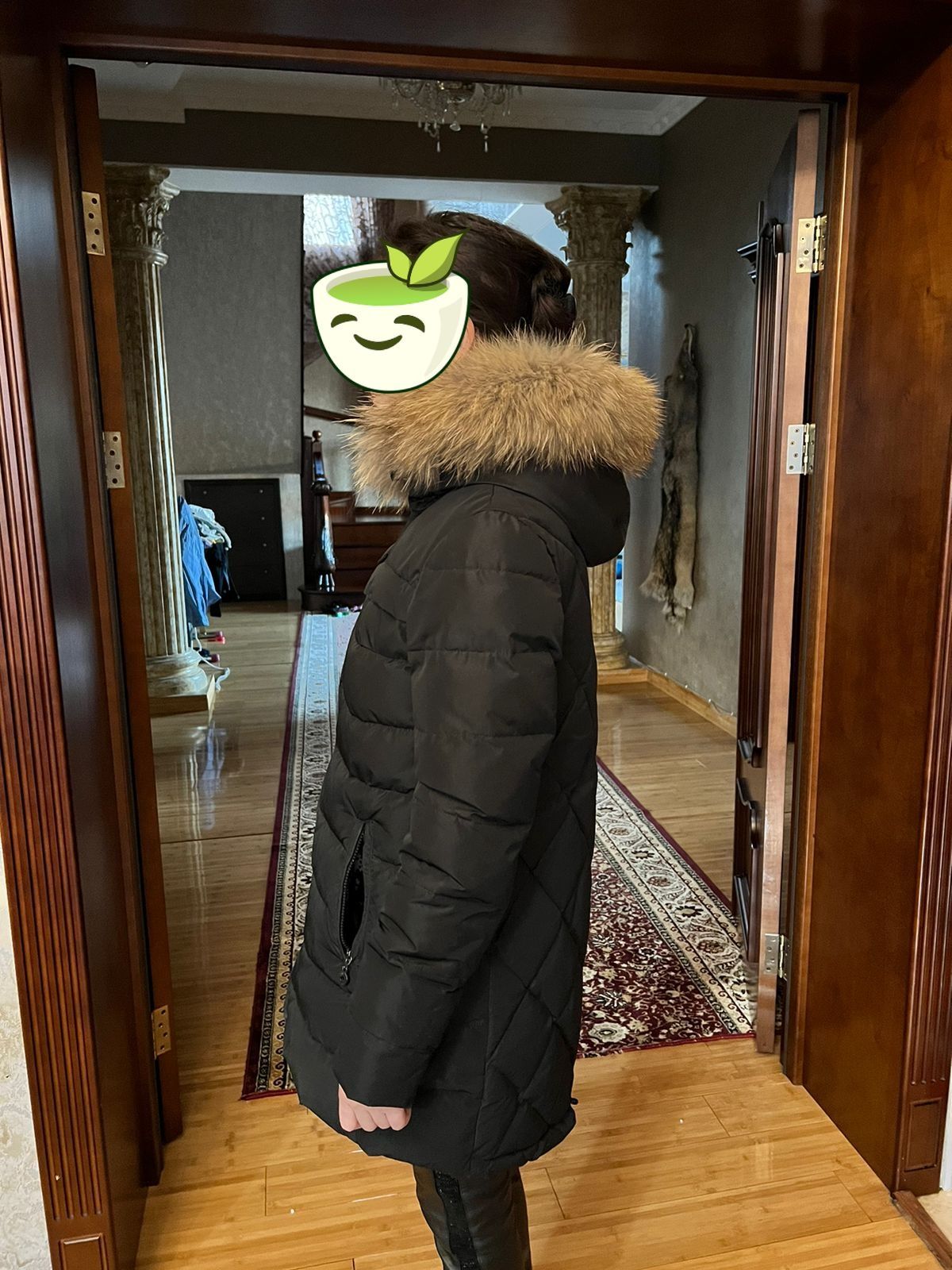 Продам пуховик теплый