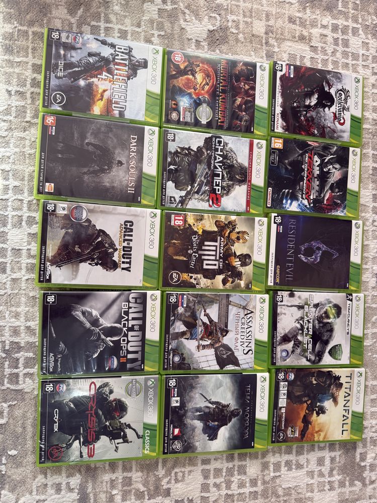 XBOX360 с дисками