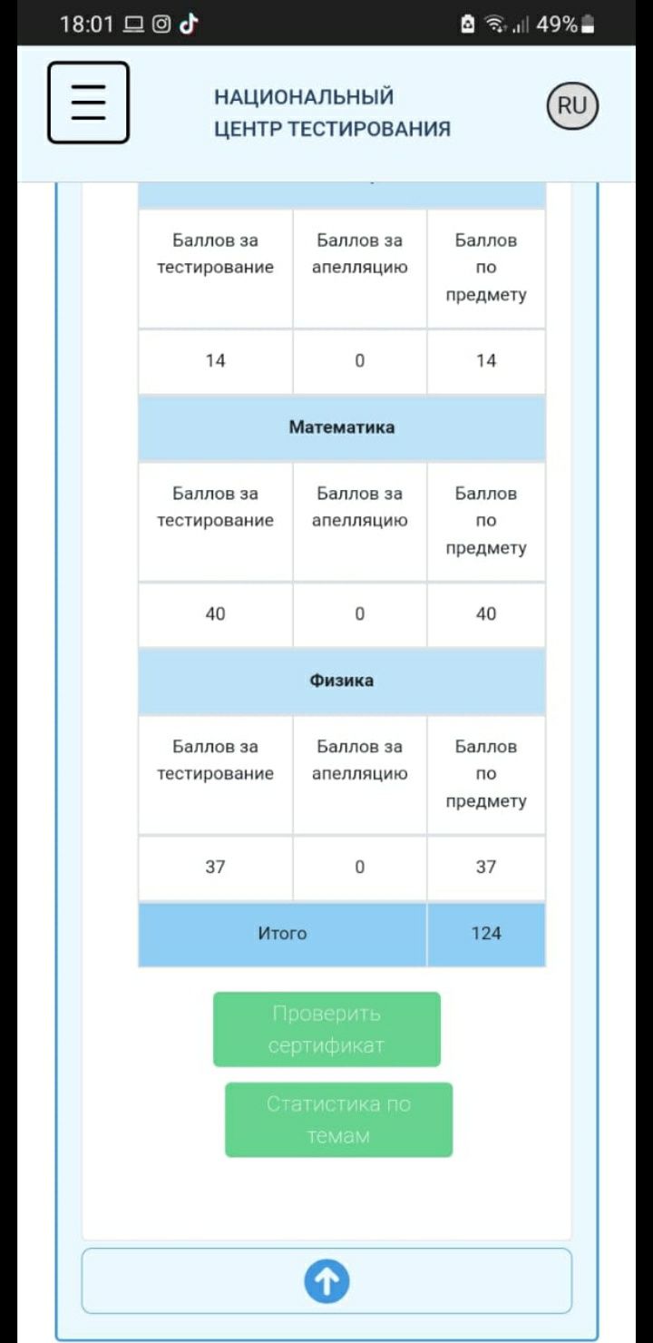 Репетитор по подготовке к ЕНТ. Физика и Математика