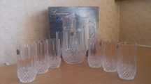 Хрустальный графин и 6 стаканов, Cristal d'Arques (Франция)