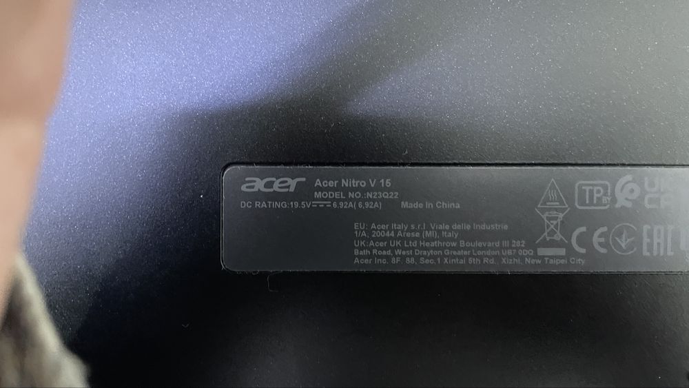 Ноутбук Ryzen 5-7, RTX 4050, ram 16, ssd 512
