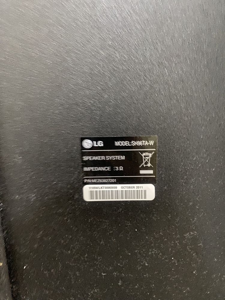 Продам досашний кинотетар LG SH96TA-W