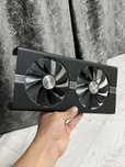 Кожух, радиатор, бэкплейт от видеокарты RX 580