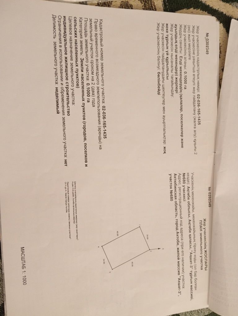 Продам землю Акшат 3. Уч 680