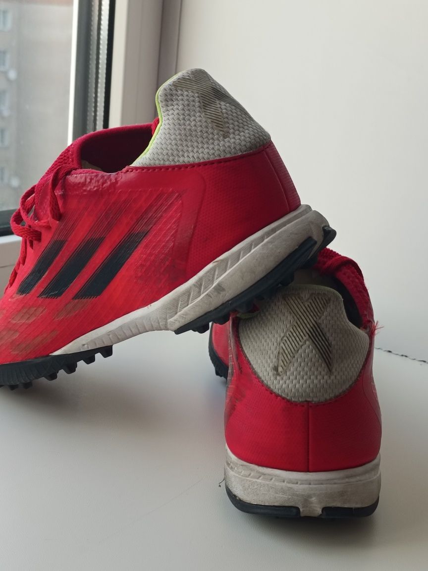 Сороконожки Adidas X Speedflow.3 TF RED — мужская футбольная обувь