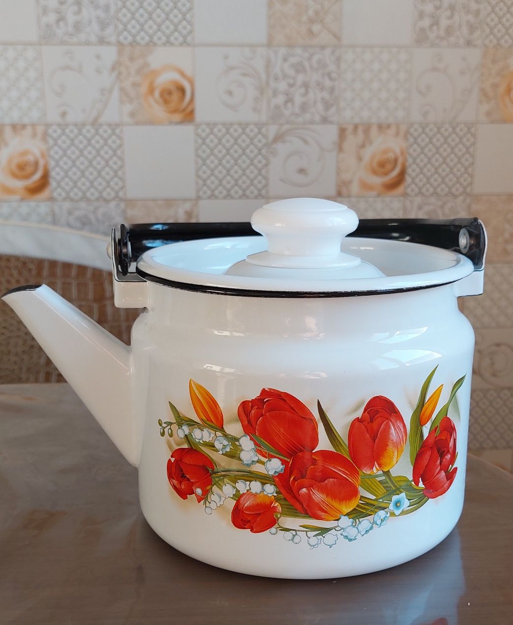 Чайник эмаль Новый
