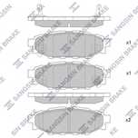 Тормозные колодки Hi-Q SP2118 дисковые задние Subaru Forester impreza