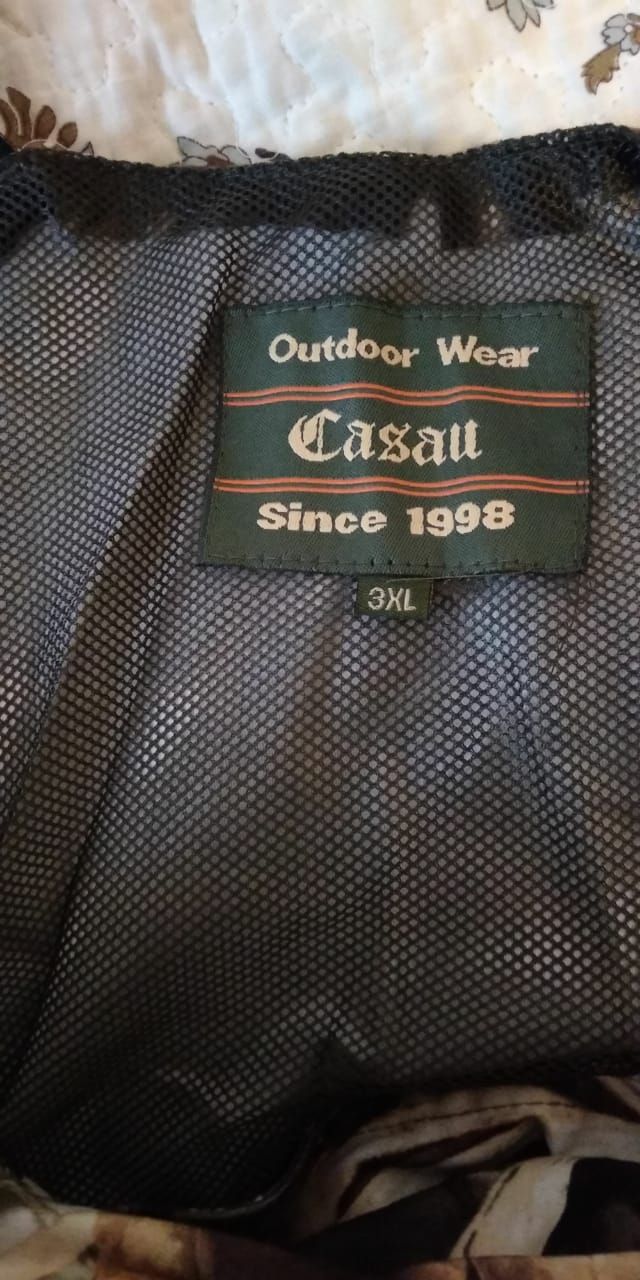 Продам новый демисезонный камуфлированный костюм для охоты Casau 4XL