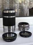 Комплект объективов Sony 16-50mm + 55-210mm OSS + фильтры K&F