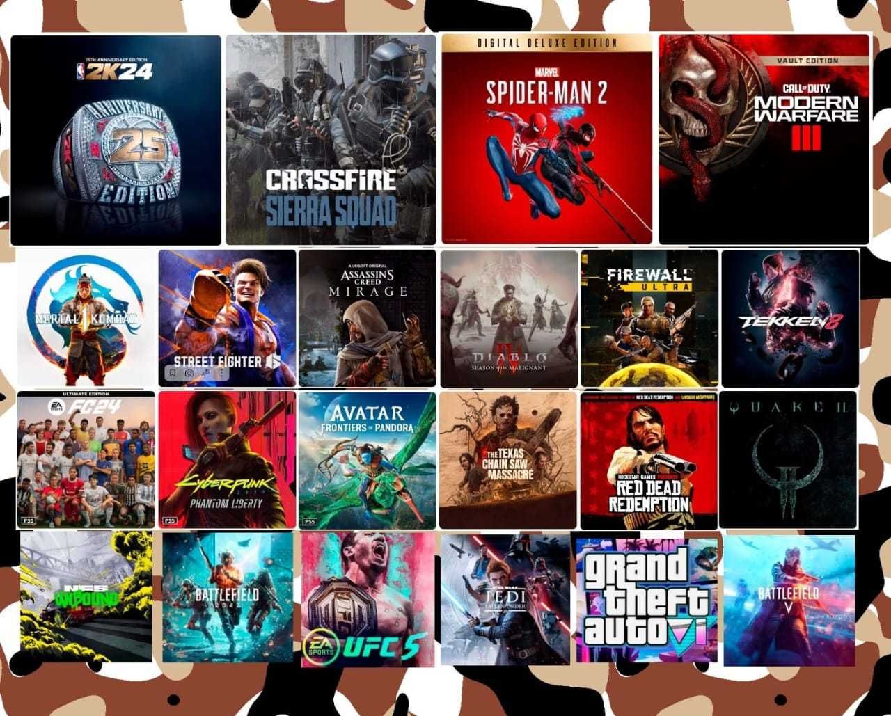 Игры Подписки PS5 PS4 PS3 Sony PlayStation Гарантия Поддержка Прошивка