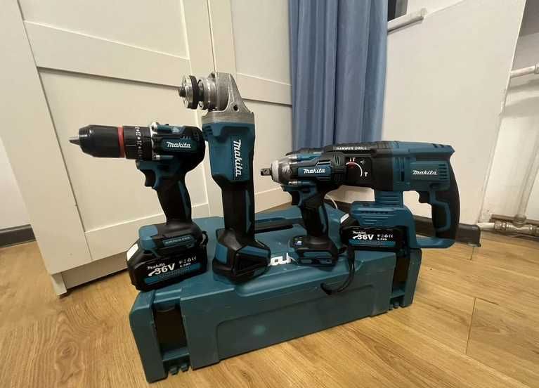 Набор инструментов 4в1 аккумуляторный makita
