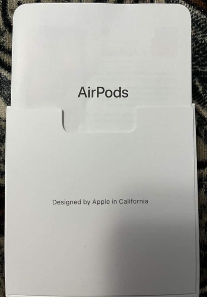 Наушник Apple AirPods (Оригинал)