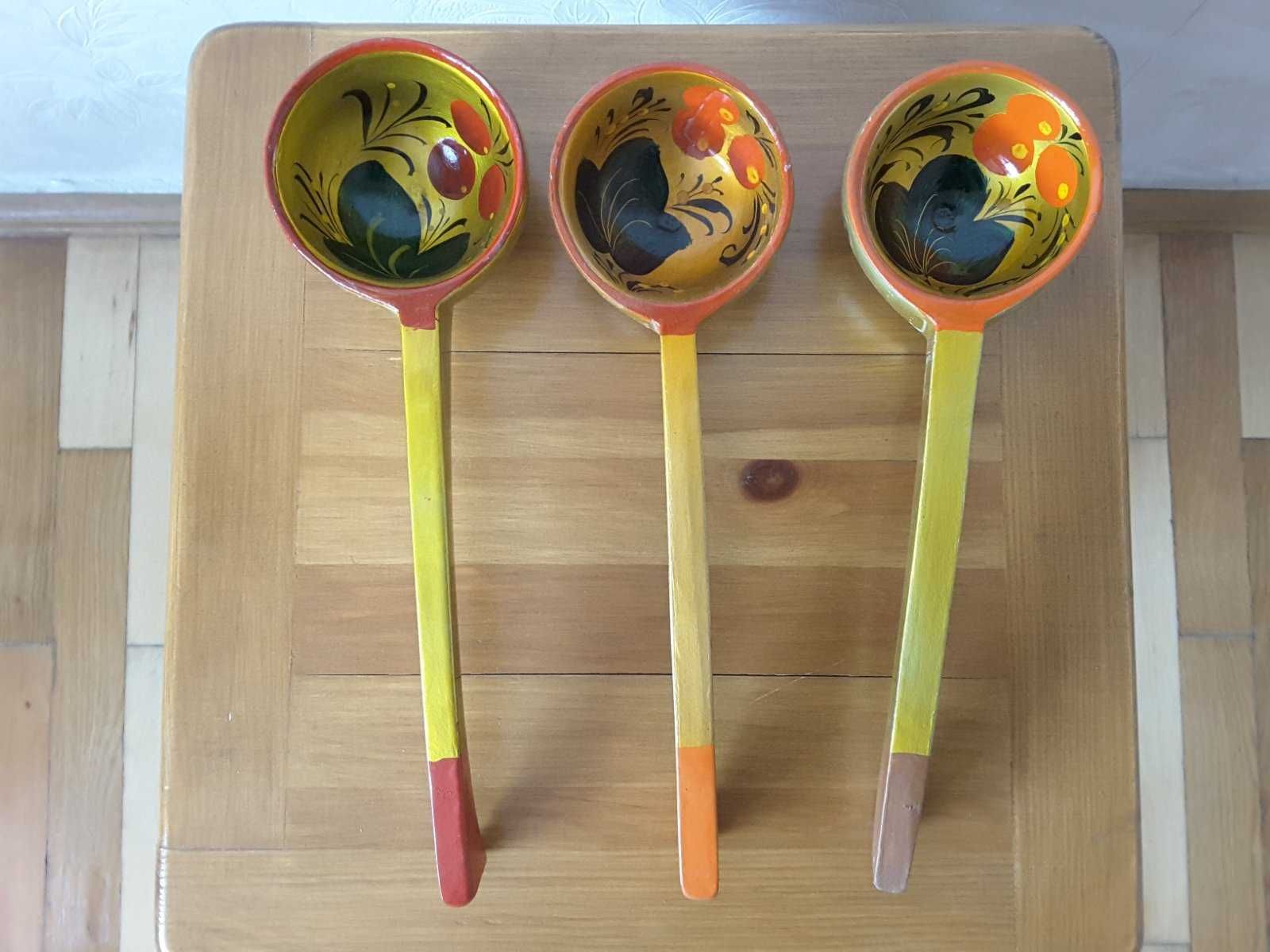Хохлома чаши, половники, ложки
