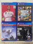 GTA 5 ,fifa 20, The last of us, Horizon zero dawn complete Edition