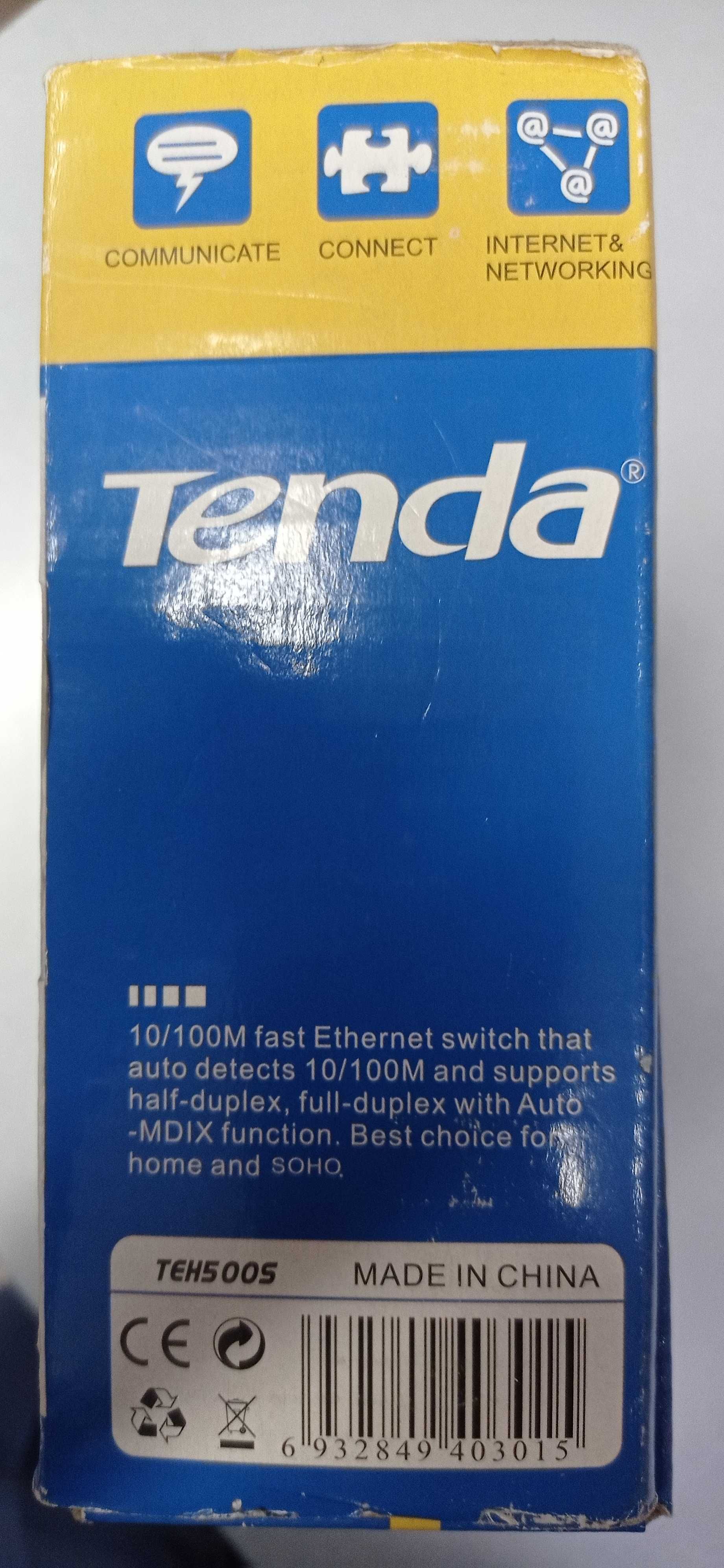 Коммутатор Tenda TEH500s 5-портовый б/у
