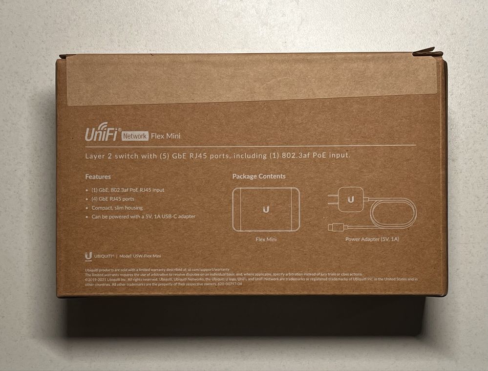 Ubiquiti Unifi USW Flex Mini новый, запакованный