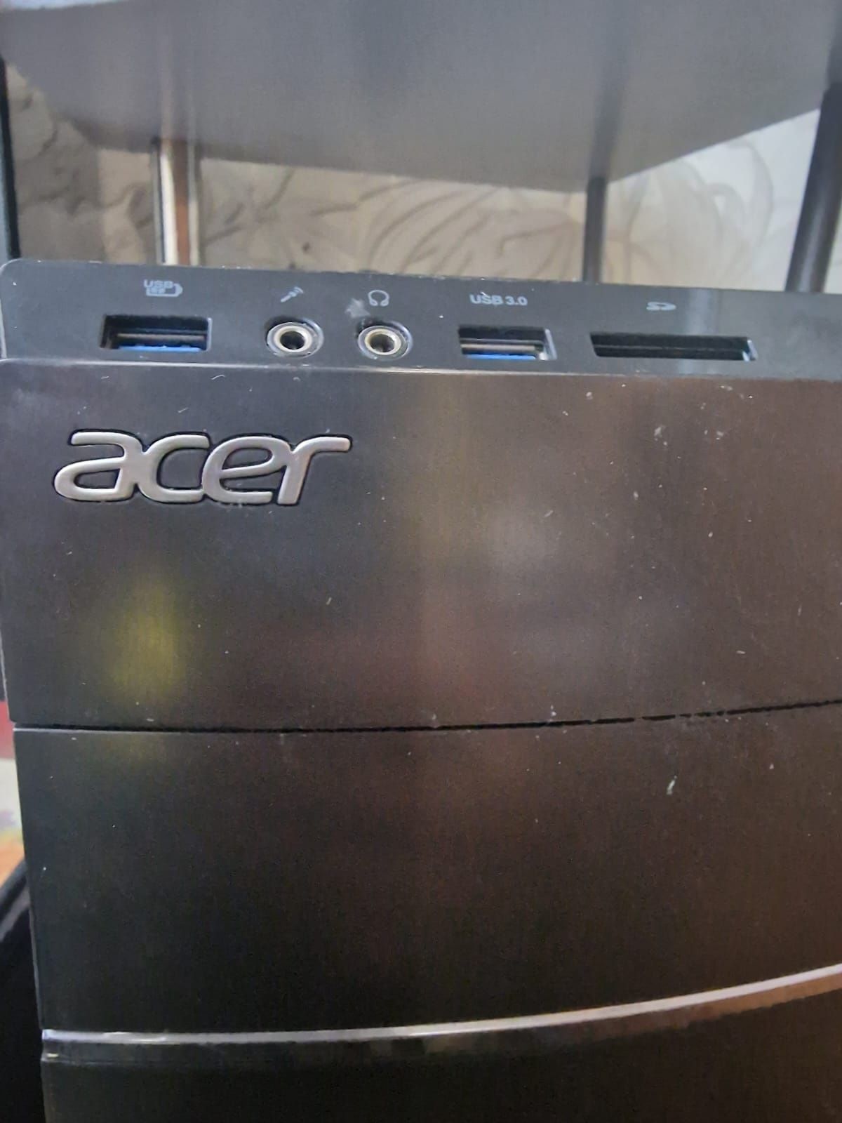 Современный фирменный офисный системный блок acer компьютер пк