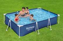 Бассейн каркасный Bestway, 300x201x66 см доставка тегін орнатамыз
