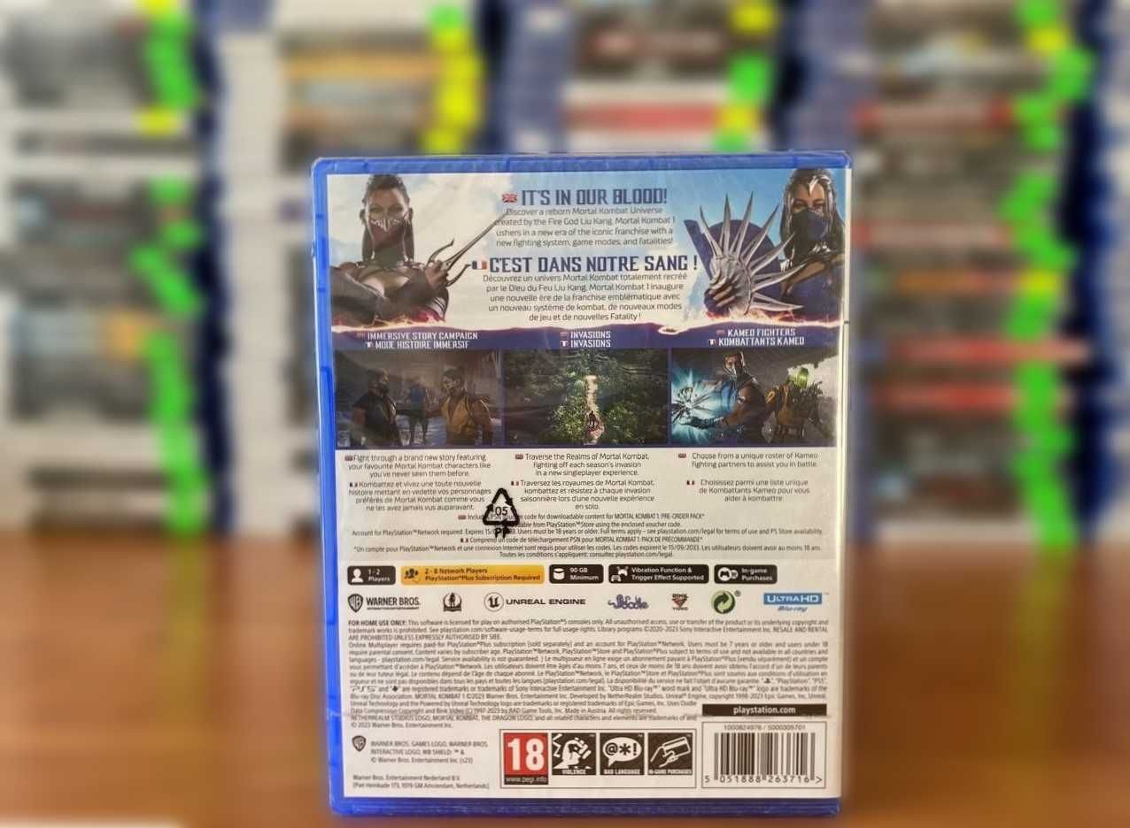 НОВЫЙ Mortal Kombat I PS5/ Мортал Комбат 1 Большой Выбор Игр