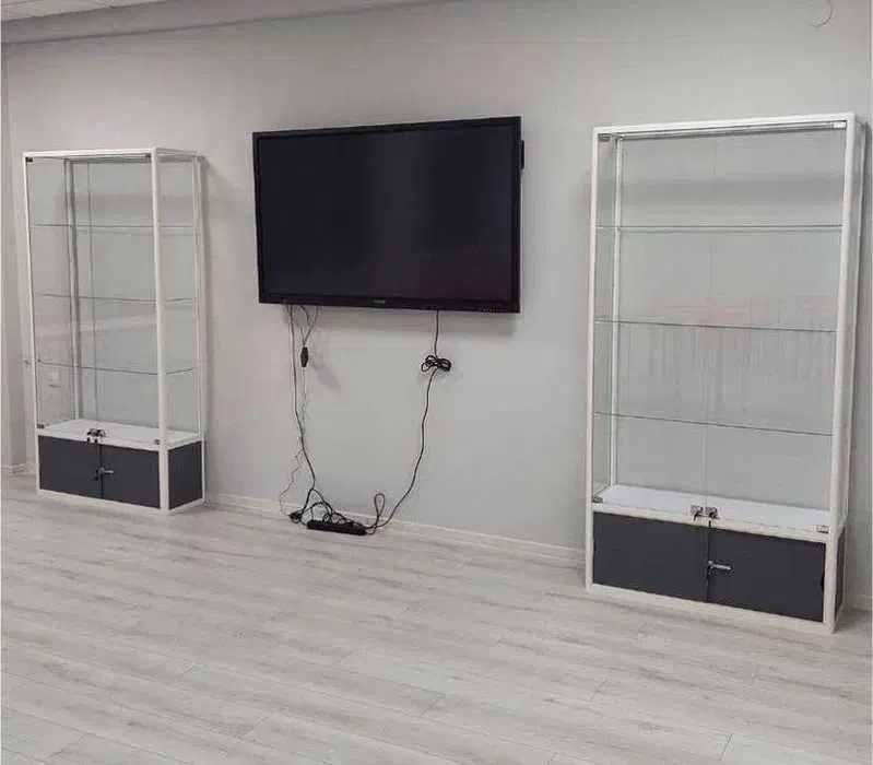Прилавок витрина стеклянная из профиля, оборудование для магазина tavp
