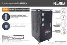 Стабилизатор напряжения 3-х фазный АСН-30000/3-ЭМ Ресанта